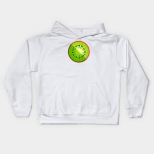 Kiwi Fruit Slice Kids Hoodie